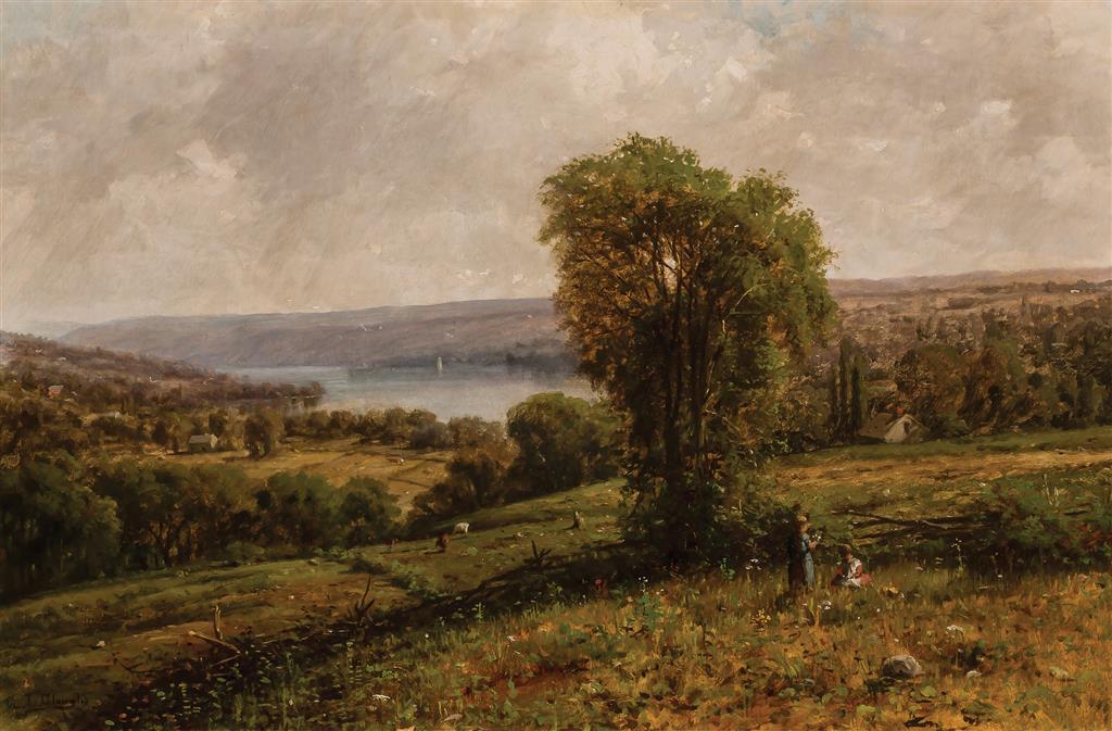 Appraisal: GEORGE LAFAYETTE CLOUGH American - A View on the Lake