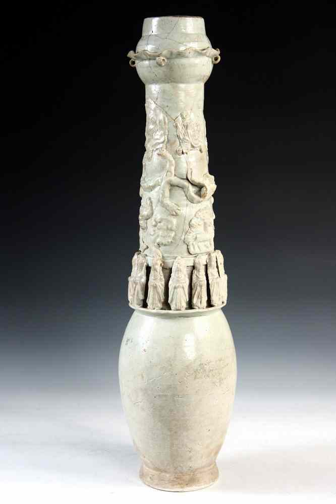 Appraisal: CHINESE YING CHING VASE - Tall Stoneware Vase Song Dynasty