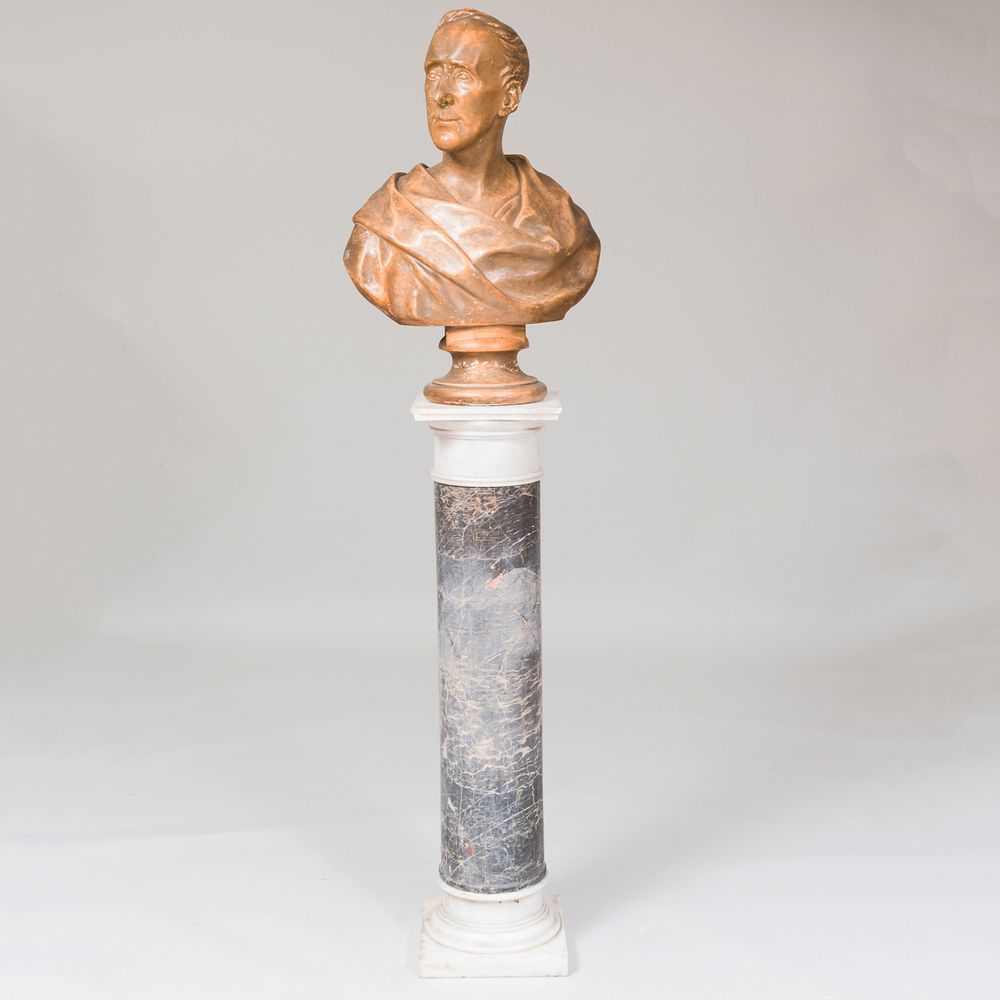 Appraisal: After Thomas Truman Spear - Plaster Bust of a Man