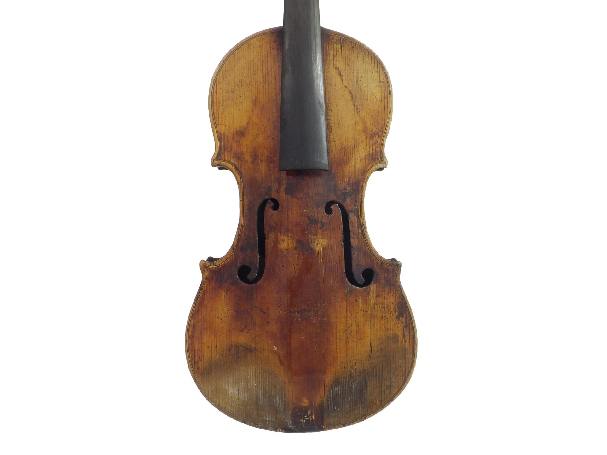 Appraisal: Interesting late th century early th century violin in need