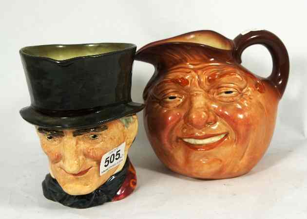 Appraisal: Royal Doulton Large Character Jugs John Peel and D and