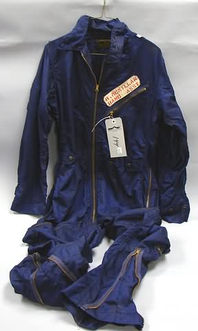 Appraisal: Lot consists of a US one piece dark blue flying