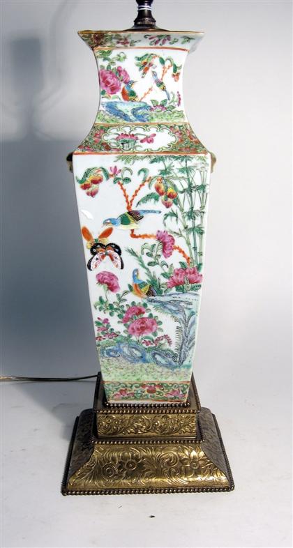 Appraisal: Chinese porcelain rose medallion vase th century