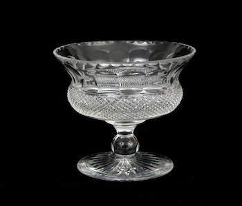 Appraisal: An Edinburgh Crystal Goblet in the Thistle Pattern A diamond