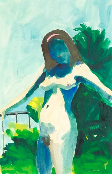 Appraisal: n a Paul Wonner American b Model in Sunlight on