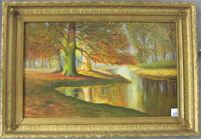 Appraisal: J RYKNOOK OIL ON CANVAS American th th century An