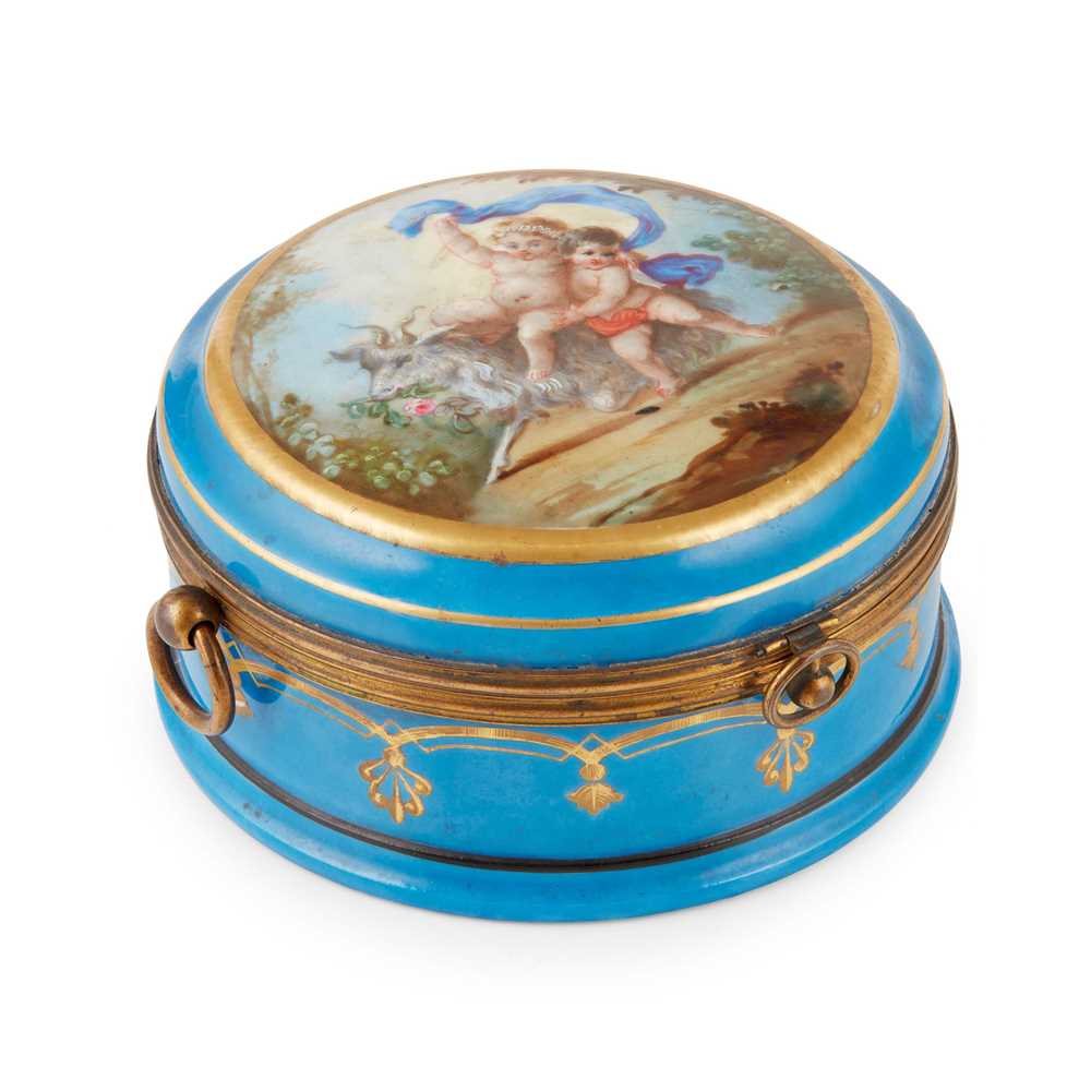 Appraisal: S VRES STYLE PERFUME BOX MID LATE TH CENTURY of