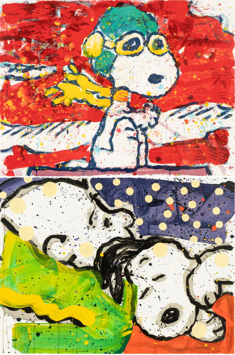 Appraisal: TOM EVERHART B TWO WORKSthe first Charlie Brown and Snoopy