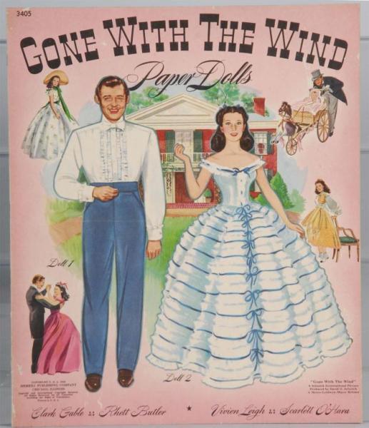 Appraisal: Merrill Gone With the Wind Paper Doll Set Description Circa