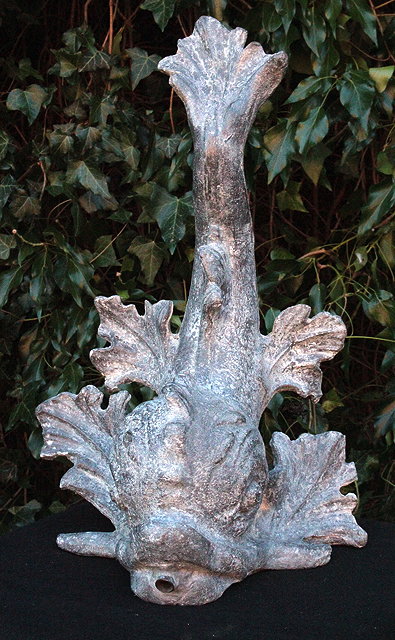 Appraisal: A LEAD TROUGH OR POND FOUNTAIN HEAD in the form