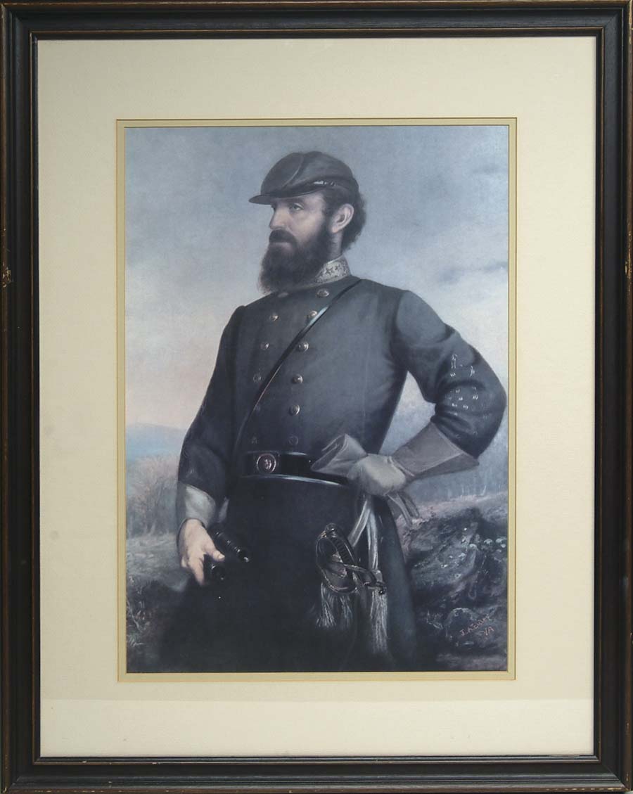 Appraisal: STONEWALL JACKSON PRINT BY J A ELDER - x -