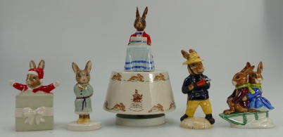 Appraisal: A collection of Royal Doulton Bunnykins figures to include Princess