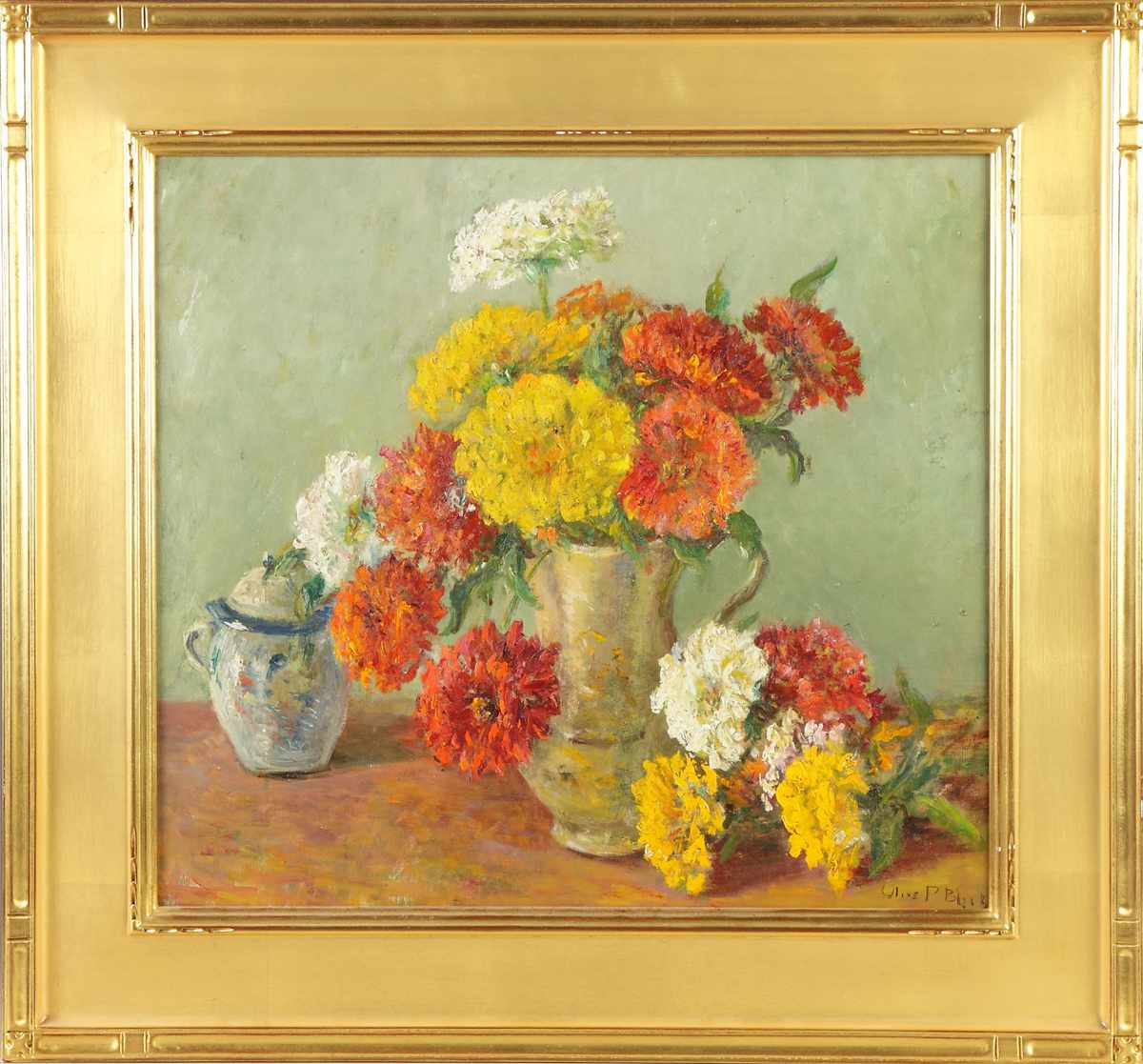 Appraisal: Olive Parker Black New York - Floral Still Life Sgn