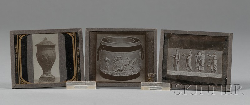 Appraisal: Approximately Wedgwood Related Magic Lantern Slides th century