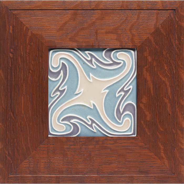 Appraisal: Rookwood trivet stylized geometric design in pink