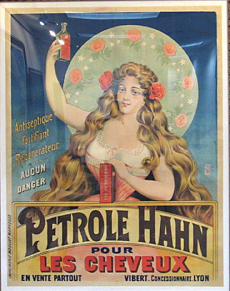 Appraisal: Unknown Artist Petrole Hahn Color lithograph poster on wove paper