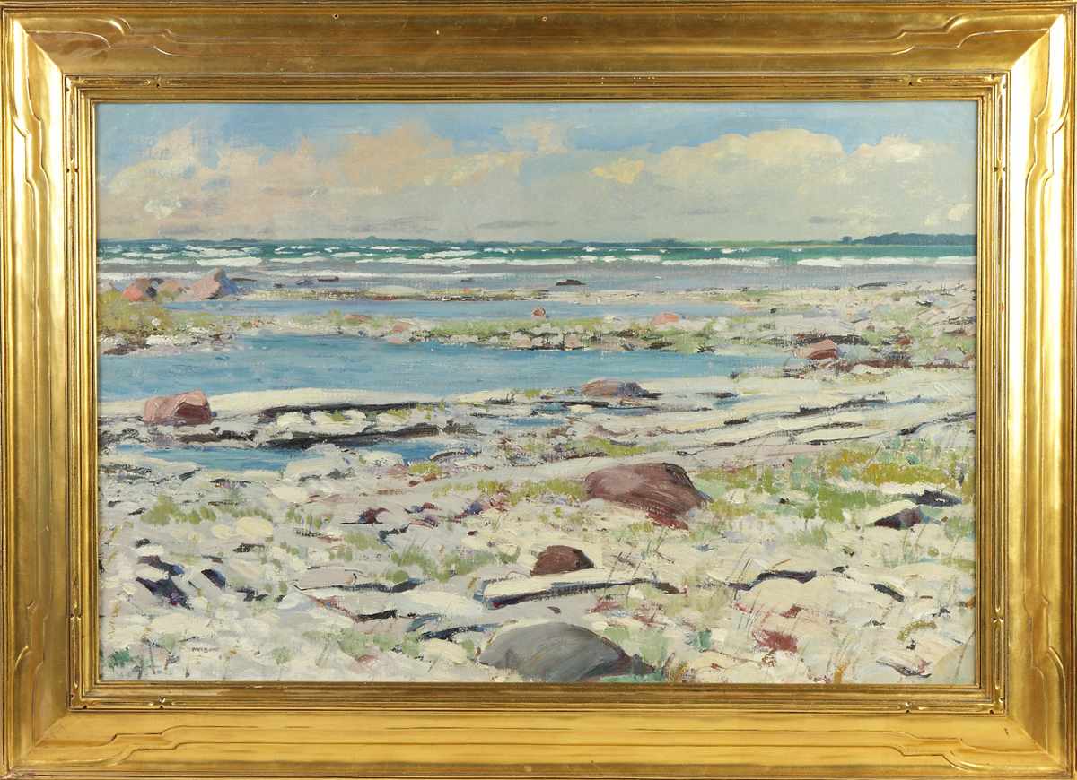 Appraisal: Nina Mason Booth American - Seascape Sgn Lower left Mason