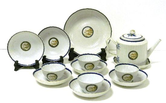 Appraisal: Asian th C Chinese Export porcelain tea set eleven pieces