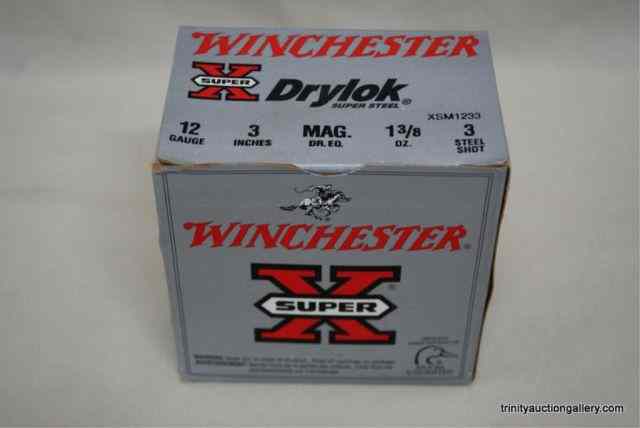 Appraisal: Winchester Drylok Super Steel ga Shot Shells Full box of