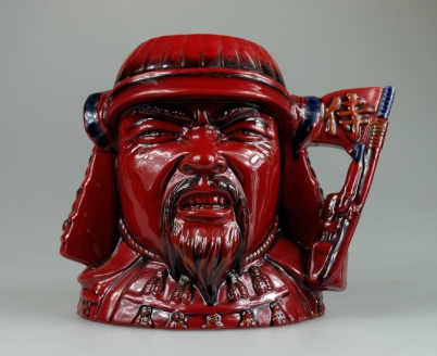 Appraisal: Royal Doulton large Flambe character jug Samurai Warrior D limited