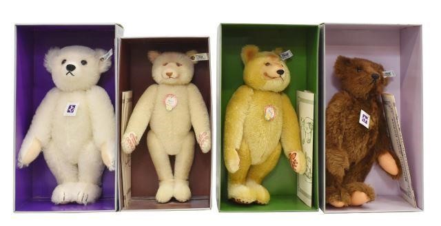 Appraisal: lot of German Steiff limited-edition teddy bears each housed in