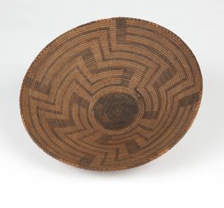 Appraisal: A Pima basket Early th century a coiled deep basketry