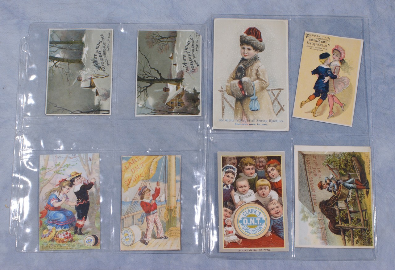 Appraisal: Sewing and Related ephemera to include trade cards billheads many