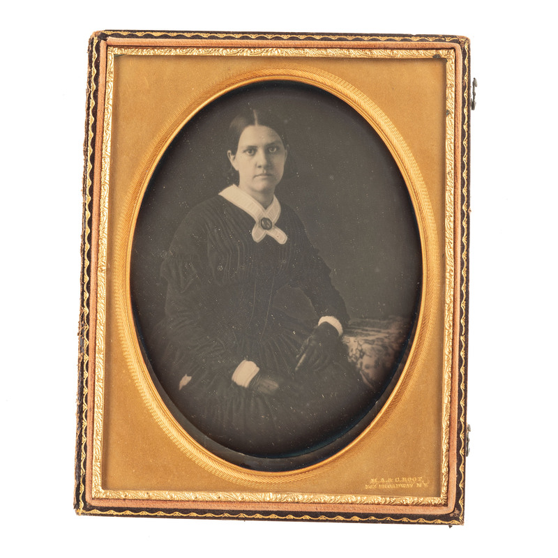 Appraisal: EARLY PHOTOGRAPHY - PORTRAITURE ROOT Marcus A Samuel photographers Half