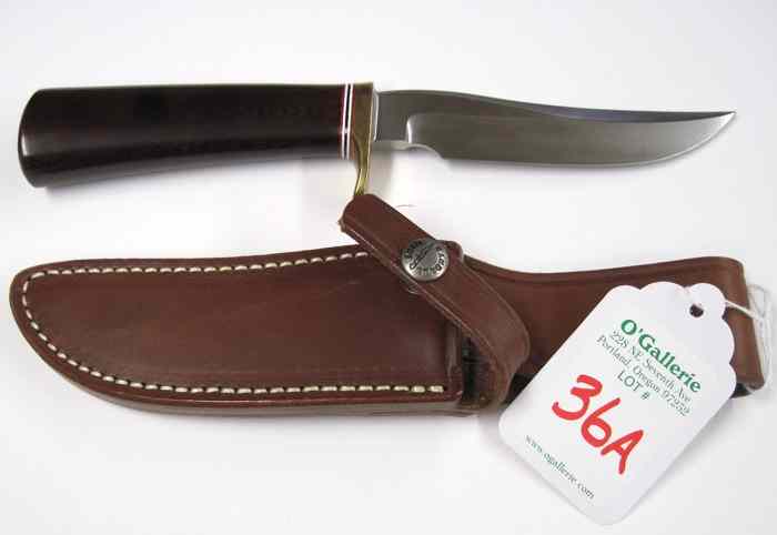 Appraisal: RANDALL MADE MODEL L COLLECTABLE KNIFE '' blade polished Micarta