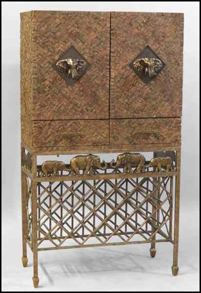 Appraisal: MAITLAND SMITH SAFARI BAR CABINET H '' W '' D