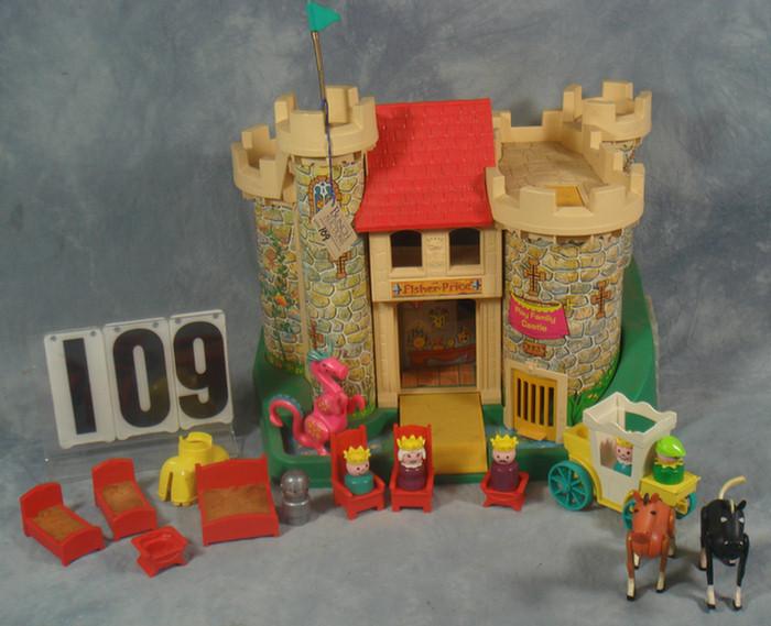 Appraisal: Fisher Price Castle with figures does need cleaning up otherwise