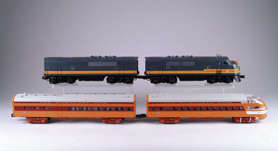 Appraisal: MODERN LIONEL A MILWAUKEE ROAD F AB locos and matching