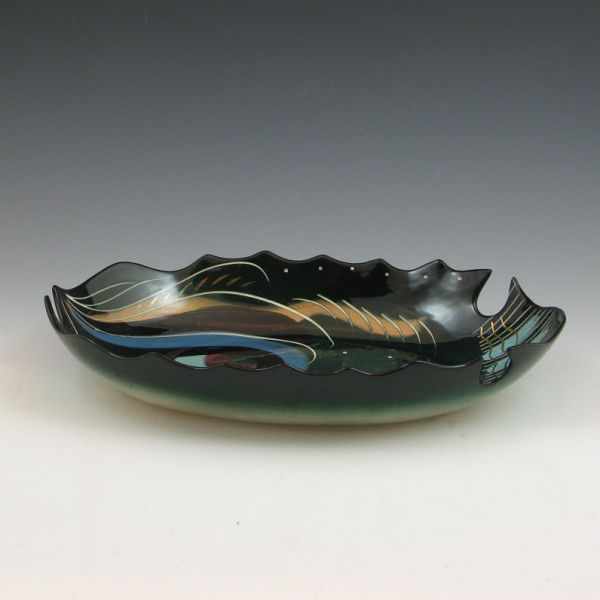 Appraisal: Sascha Brastoff fish platter or low bowl Signed Sascha B