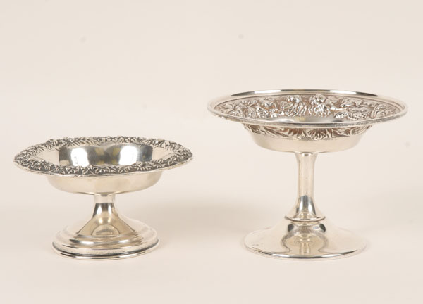 Appraisal: Stieff and S Kirk Son sterling silver compotes both with