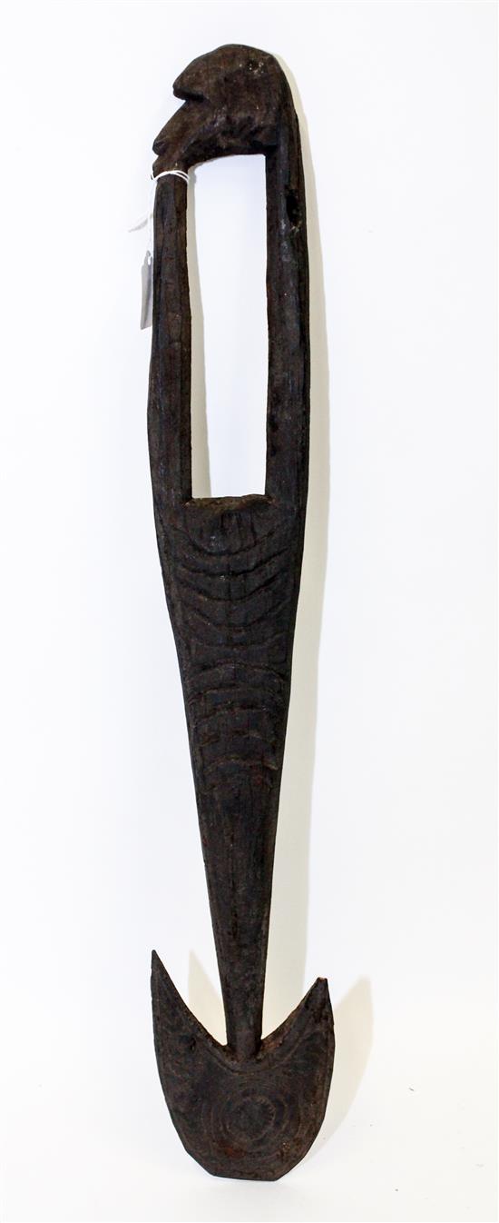 Appraisal: Sale Lot A New Guinea Tribal Carved Wood Article sepik