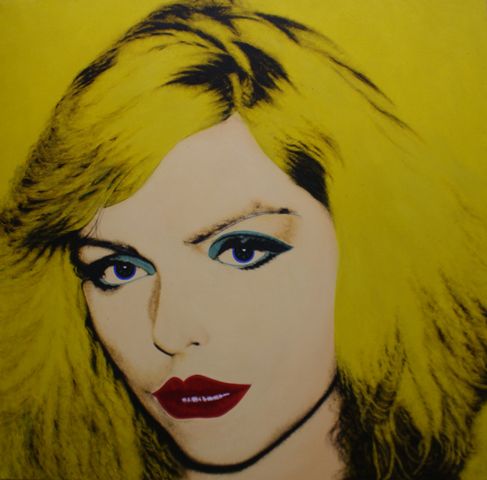 Appraisal: After Andy Warhol - Debby Harrie Marilyn Mohammed Ali acrylic