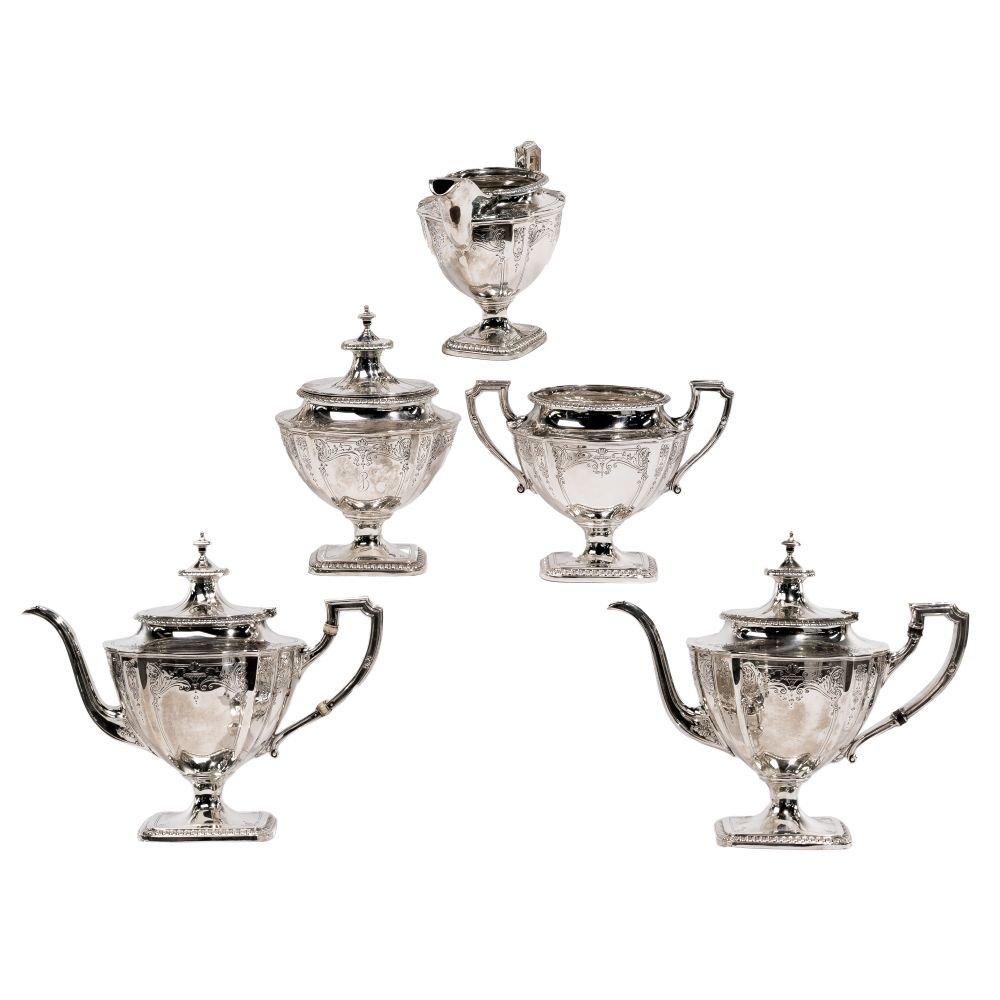 Appraisal: REED BARTON ST GEORGE STERLING SILVER BEVERAGE SERVICE items including