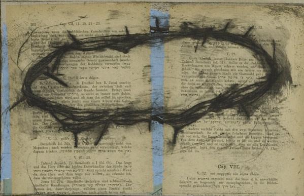 Appraisal: LANCE LETSCHER American b Untitled mixed media print on paper