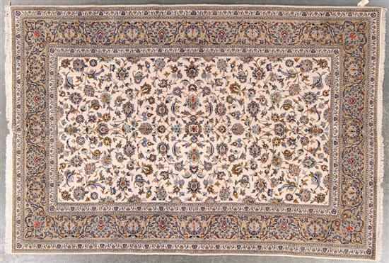 Appraisal: Persian Keshan carpet Iran modern x Estimate -