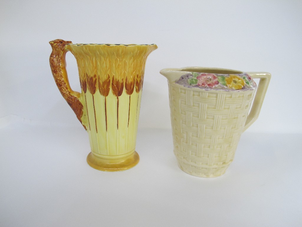 Appraisal: Burleigh Ware 'Fox' jug and an Arthur Woods jug