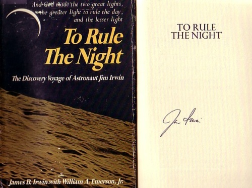 Appraisal: IRWIN JAMES To Rule the Night Autobiography Approximately x inches