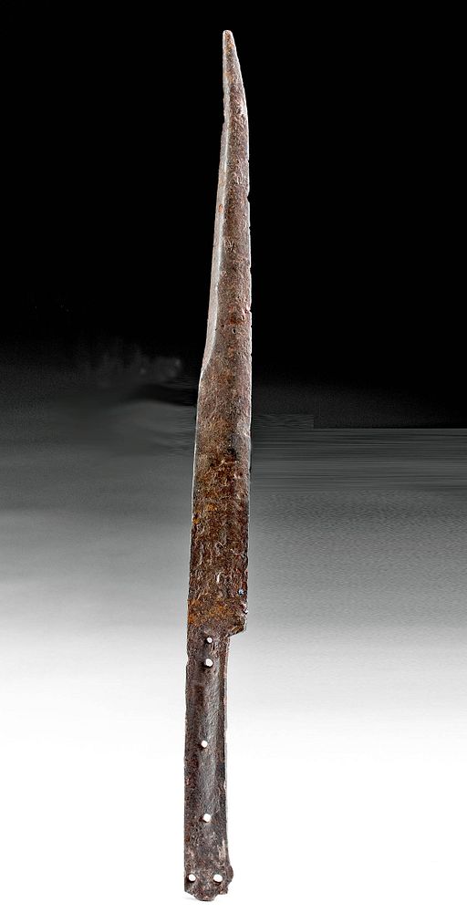 Appraisal: th C German Iron Bauernwehr Knife Western Europe Germany ca