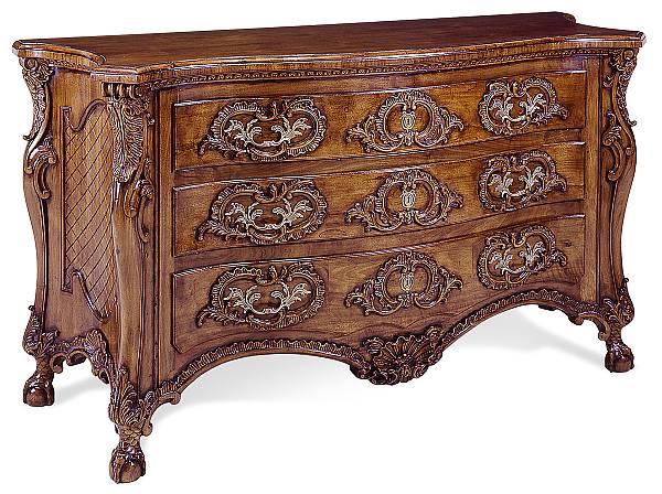 Appraisal: A superb Louis XV style walnut commode in the Lyonnais