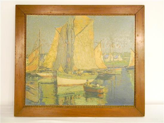 Appraisal: After Edgar Payne American b - d oleograph on board