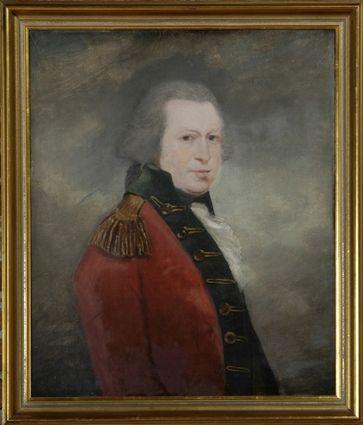 Appraisal: English School Portrait of an Officer Oil on canvas unsigned