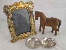 Appraisal: Two small silver dishes and a fork marked wt oz