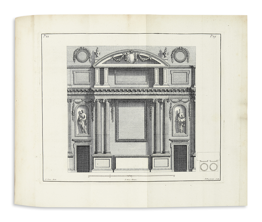 Appraisal: ARCHITECTURE Ware Issac Designs of Inigo Jones and others Engraved