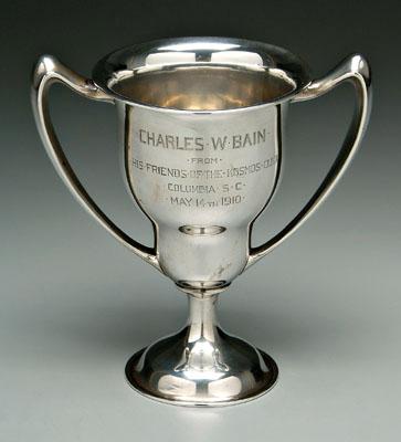 Appraisal: Columbia South Carolina trophy Kosmos Club sterling silver trophy Art