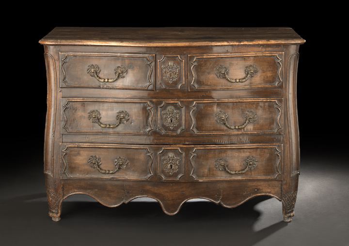 Appraisal: Italian Fruitwood Commode mid- th century in the rococo taste