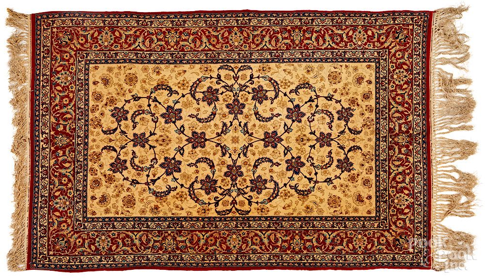 Appraisal: Isphahan carpet Exclusive on Bidsquare Isphahan carpet ' x '